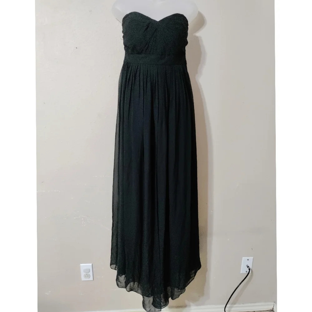 Jenny Yoo Aidan Convertible Black Bridesmaid Dress Size 10 - Picture 2 of 10